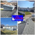 This is a complete roof replacement for an out of state owner in Orem, UT. It included a removal of the old roof, new architectural shingles, and new ventilation. The new shingles are CertainTeed landmark Georgetown Gray.