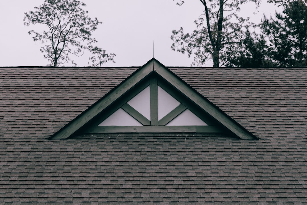 Asphalt shingle roof valley on a residential home illustrating roof valley repair in Utah